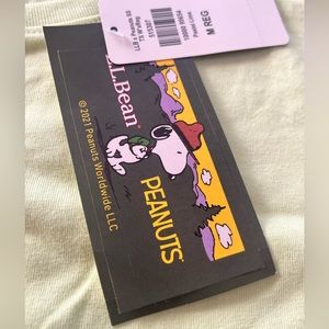 LL Bean x Peanuts Snoopy "Happy Camper" Shirt - Women's Medium